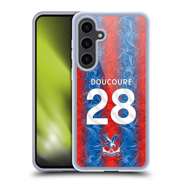 Crystal Palace FC 2024/25 Players Home Kit Cheick Doucouré Soft Gel Case for Samsung Galaxy S24+ 5G