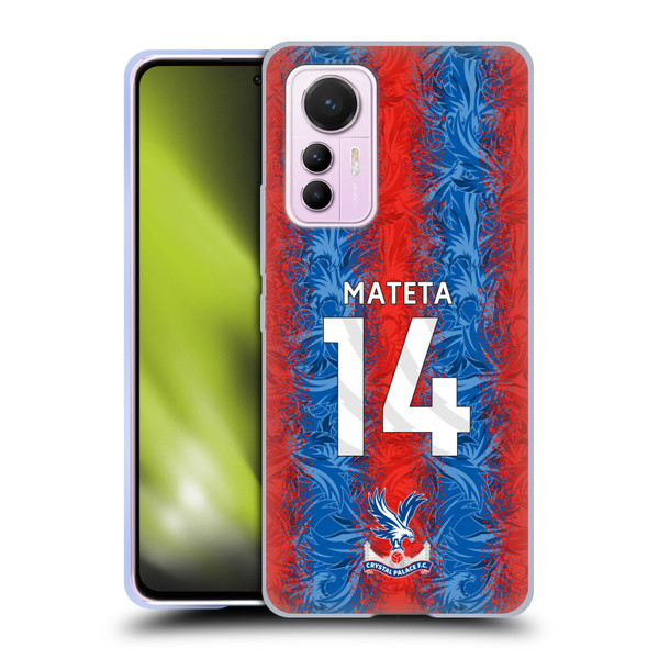 Crystal Palace FC 2024/25 Players Home Kit Jean-Philippe Mateta Soft Gel Case for Xiaomi 12 Lite