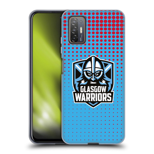 Glasgow Warriors Graphics Red And Blue Soft Gel Case for HTC Desire 21 Pro 5G