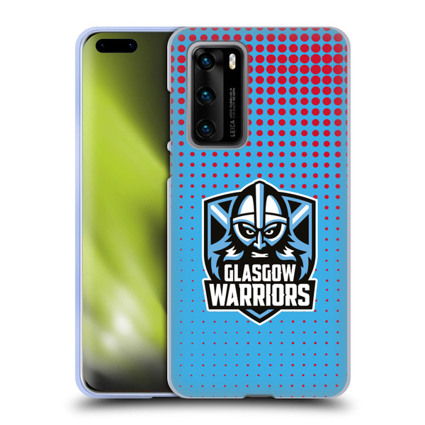 Glasgow Warriors Graphics Red And Blue Soft Gel Case for Huawei P40 5G