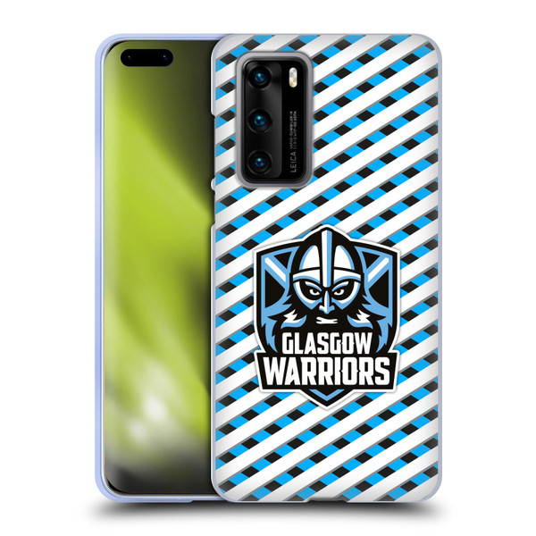 Glasgow Warriors Graphics Stripes Soft Gel Case for Huawei P40 5G