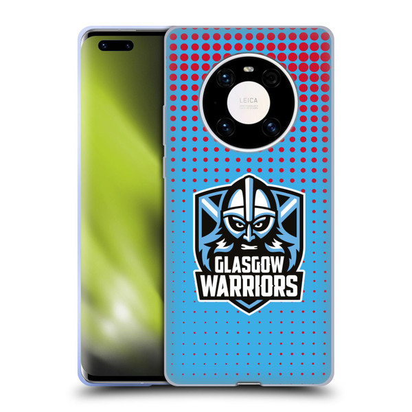 Glasgow Warriors Graphics Red And Blue Soft Gel Case for Huawei Mate 40 Pro 5G