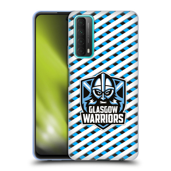 Glasgow Warriors Graphics Stripes Soft Gel Case for Huawei P Smart (2021)