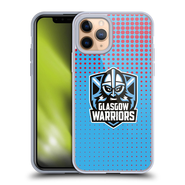 Glasgow Warriors Graphics Red And Blue Soft Gel Case for Apple iPhone 11 Pro