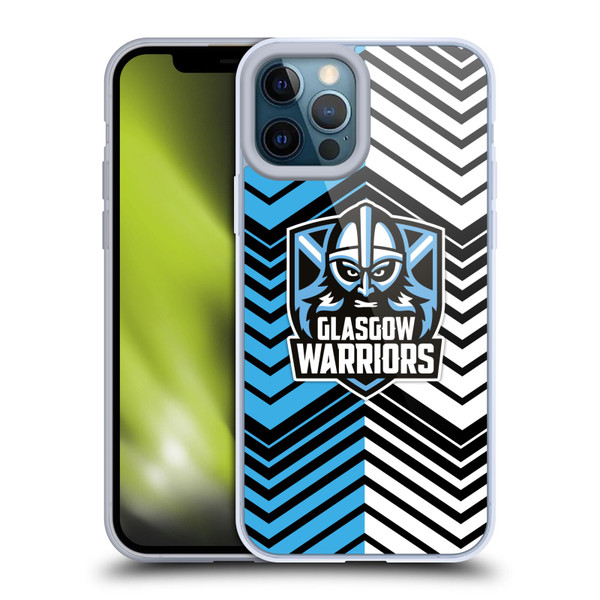 Glasgow Warriors Graphics White And Blue Soft Gel Case for Apple iPhone 12 Pro Max
