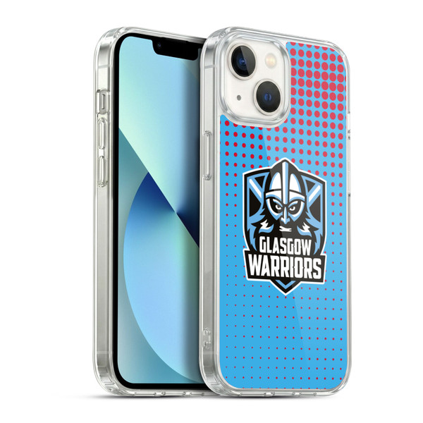 Glasgow Warriors Graphics Red And Blue Soft Gel Case for Apple iPhone 13