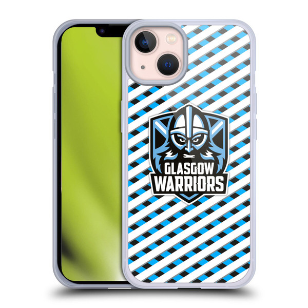 Glasgow Warriors Graphics Stripes Soft Gel Case for Apple iPhone 13