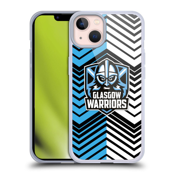 Glasgow Warriors Graphics White And Blue Soft Gel Case for Apple iPhone 13