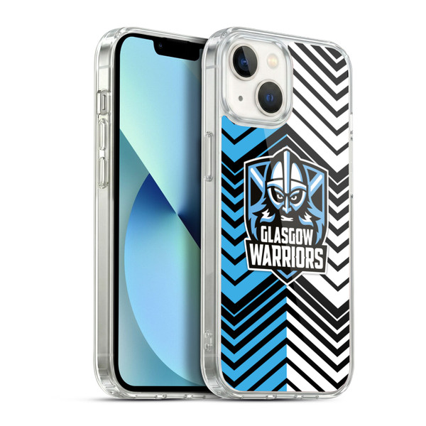 Glasgow Warriors Graphics White And Blue Soft Gel Case for Apple iPhone 13