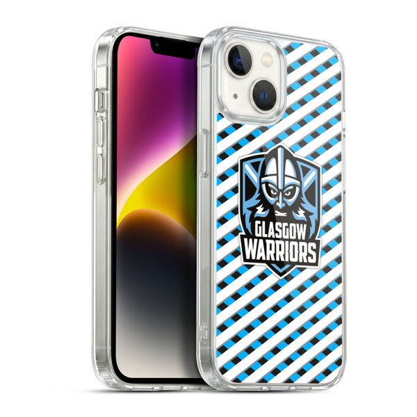 Glasgow Warriors Graphics Stripes Soft Gel Case for Apple iPhone 14
