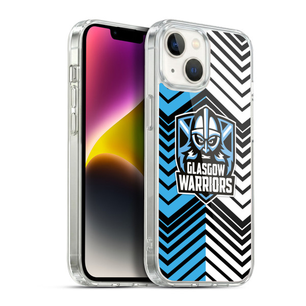 Glasgow Warriors Graphics White And Blue Soft Gel Case for Apple iPhone 14