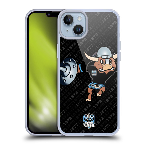 Glasgow Warriors Graphics 1872 Soft Gel Case for Apple iPhone 14 Plus