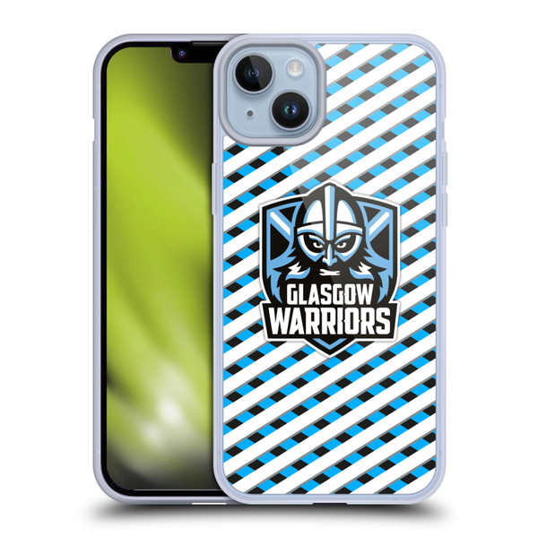Glasgow Warriors Graphics Stripes Soft Gel Case for Apple iPhone 14 Plus