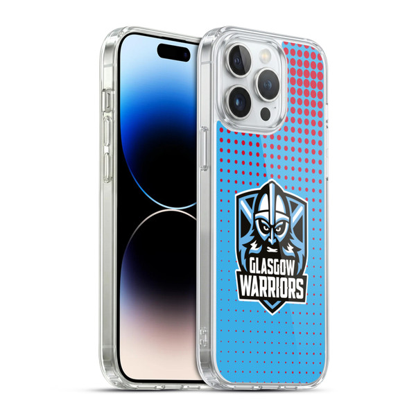Glasgow Warriors Graphics Red And Blue Soft Gel Case for Apple iPhone 14 Pro Max & MagSafe