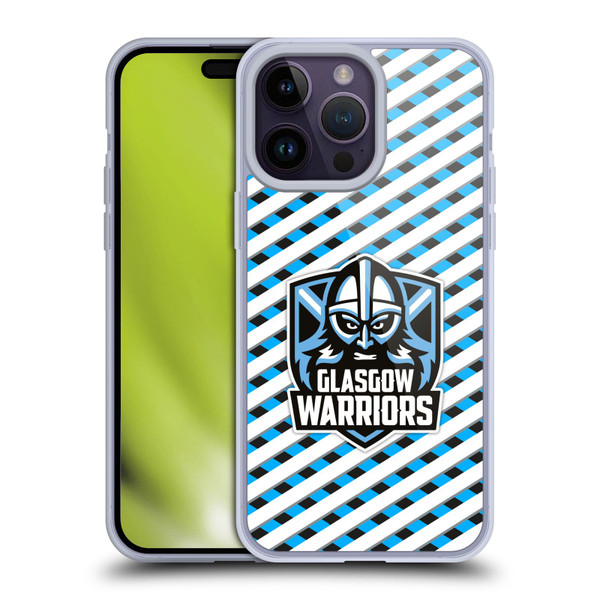 Glasgow Warriors Graphics Stripes Soft Gel Case for Apple iPhone 14 Pro Max