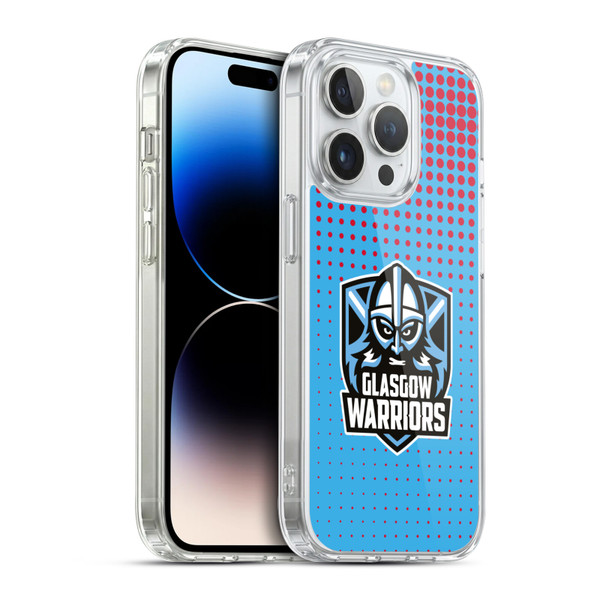 Glasgow Warriors Graphics Red And Blue Soft Gel Case for Apple iPhone 14 Pro & MagSafe