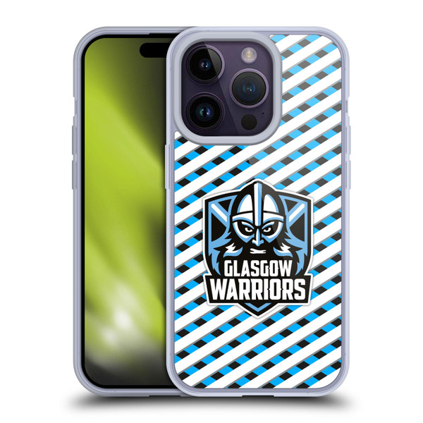 Glasgow Warriors Graphics Stripes Soft Gel Case for Apple iPhone 14 Pro