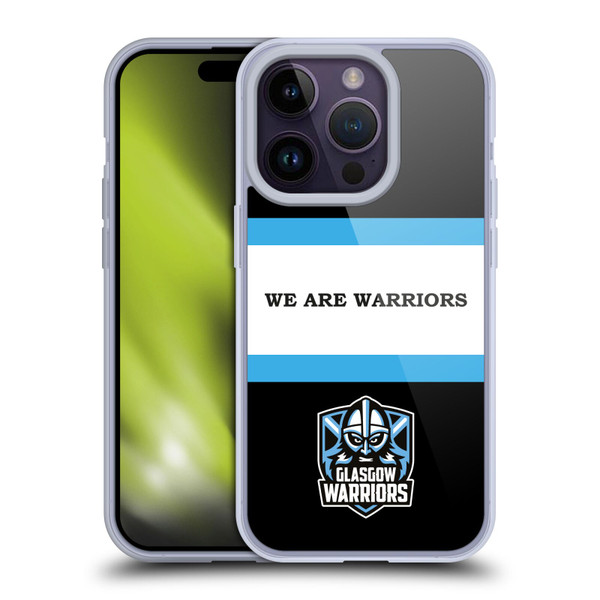 Glasgow Warriors Graphics We Are Warriors Soft Gel Case for Apple iPhone 14 Pro