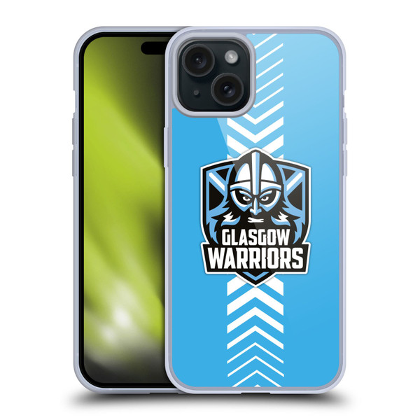 Glasgow Warriors Graphics Arrow Soft Gel Case for Apple iPhone 15 Plus