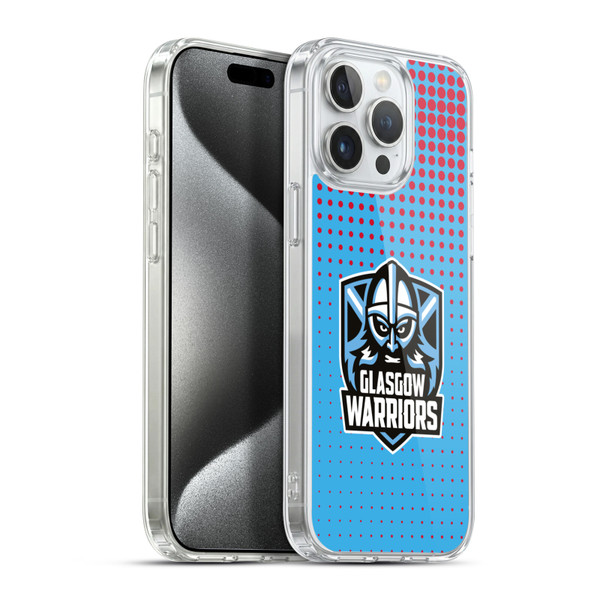 Glasgow Warriors Graphics Red And Blue Soft Gel Case for Apple iPhone 15 Pro Max & MagSafe