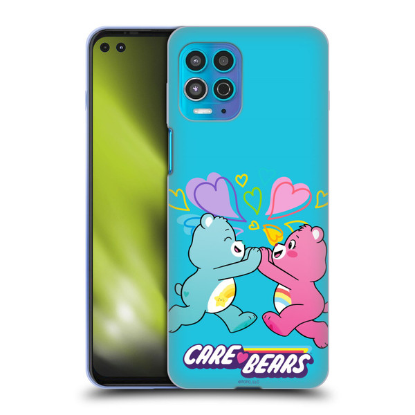 Care Bears Characters Funshine, Cheer And Grumpy Group 2 Soft Gel Case for Motorola Moto G100