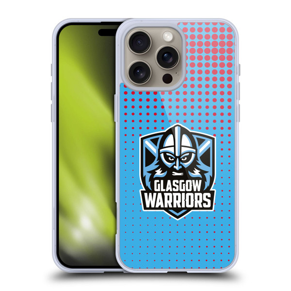 Glasgow Warriors Graphics Red And Blue Soft Gel Case for Apple iPhone 16 Pro Max