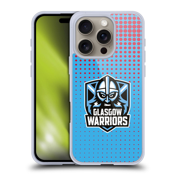 Glasgow Warriors Graphics Red And Blue Soft Gel Case for Apple iPhone 16 Pro