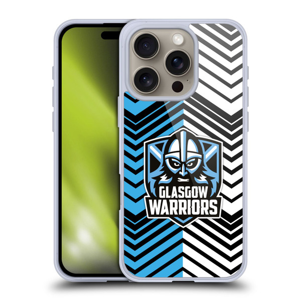 Glasgow Warriors Graphics White And Blue Soft Gel Case for Apple iPhone 16 Pro