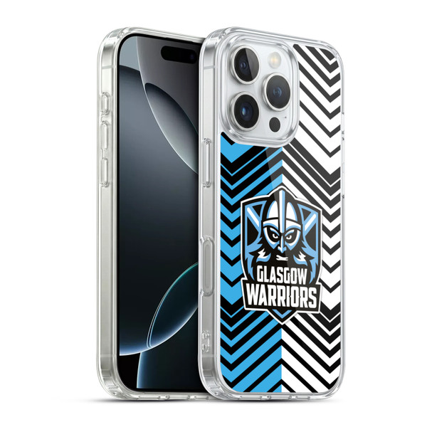 Glasgow Warriors Graphics White And Blue Soft Gel Case for Apple iPhone 16 Pro & MagSafe