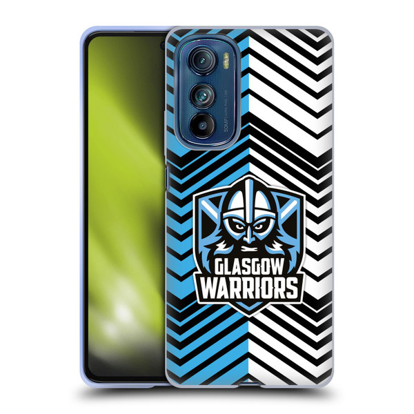 Glasgow Warriors Graphics White And Blue Soft Gel Case for Motorola Edge 30