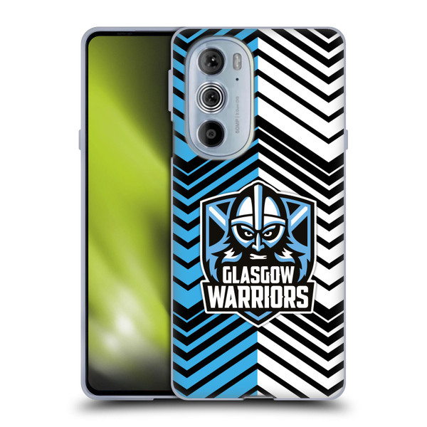 Glasgow Warriors Graphics White And Blue Soft Gel Case for Motorola Edge X30