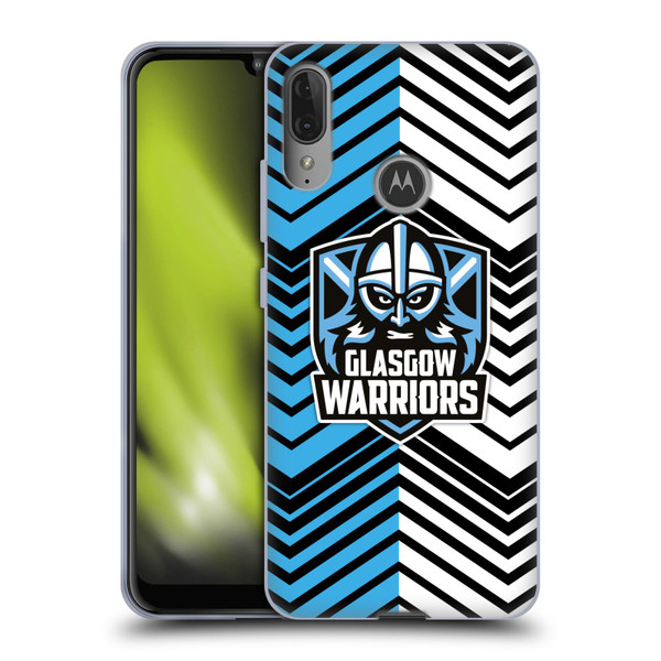 Glasgow Warriors Graphics White And Blue Soft Gel Case for Motorola Moto E6 Plus