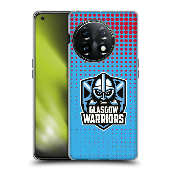 Glasgow Warriors Graphics Red And Blue Soft Gel Case for OnePlus 11 5G