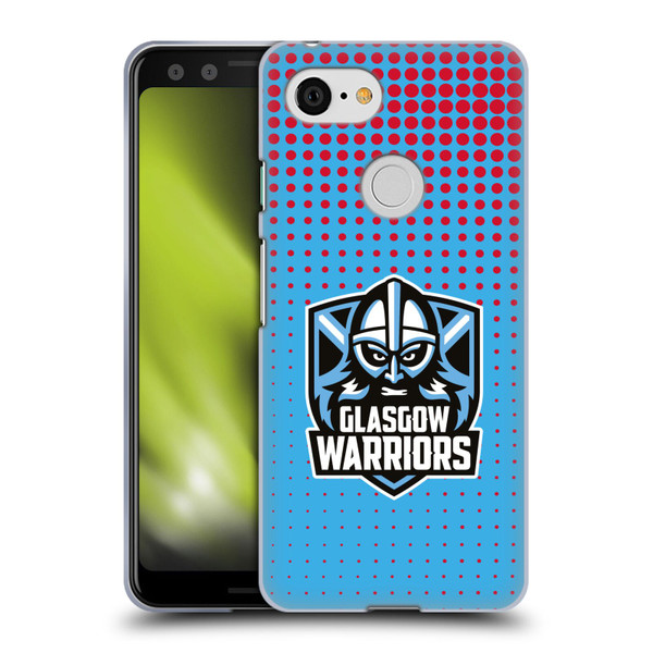 Glasgow Warriors Graphics Red And Blue Soft Gel Case for Google Pixel 3