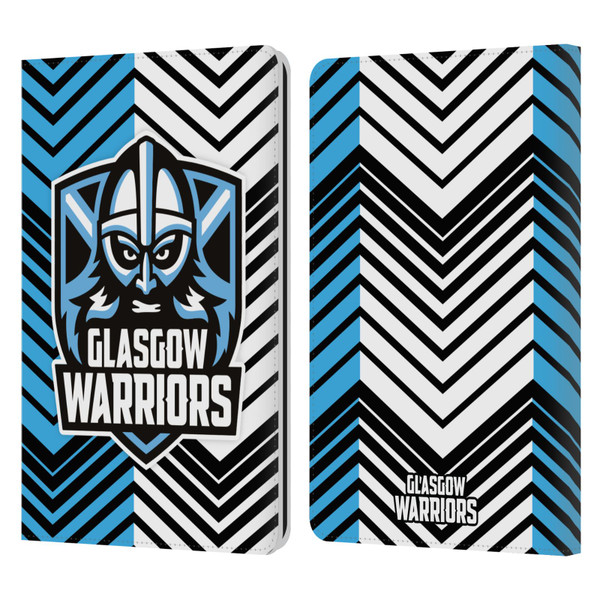 Glasgow Warriors Graphics White And Blue Leather Book Wallet Case Cover For Amazon Kindle Paperwhite 1 / 2 / 3