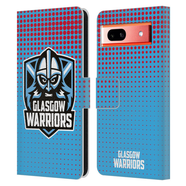 Glasgow Warriors Graphics Red And Blue Leather Book Wallet Case Cover For Google Pixel 7a