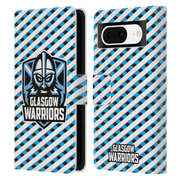 Glasgow Warriors Graphics Stripes Leather Book Wallet Case Cover For Google Pixel 8
