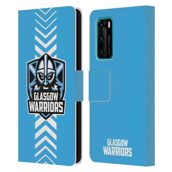 Glasgow Warriors Graphics Arrow Leather Book Wallet Case Cover For Huawei P40 5G