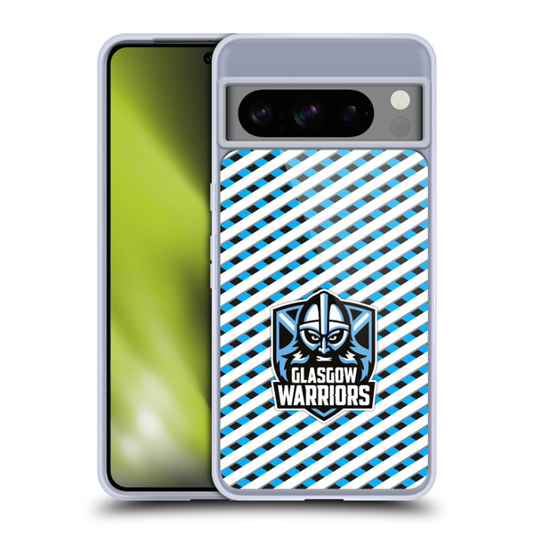 Glasgow Warriors Graphics Stripes Soft Gel Case for Google Pixel 8 Pro