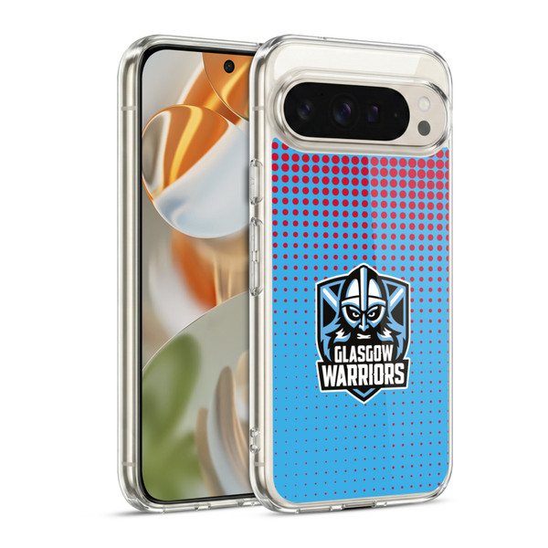 Glasgow Warriors Graphics Red And Blue Soft Gel Case for Google Pixel 9 / Pixel 9 Pro