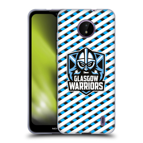 Glasgow Warriors Graphics Stripes Soft Gel Case for Nokia C10 / C20