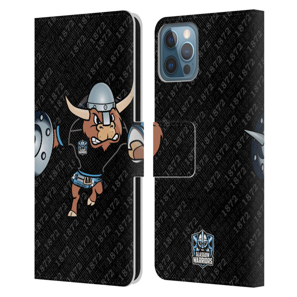 Glasgow Warriors Graphics 1872 Leather Book Wallet Case Cover For Apple iPhone 12 / iPhone 12 Pro