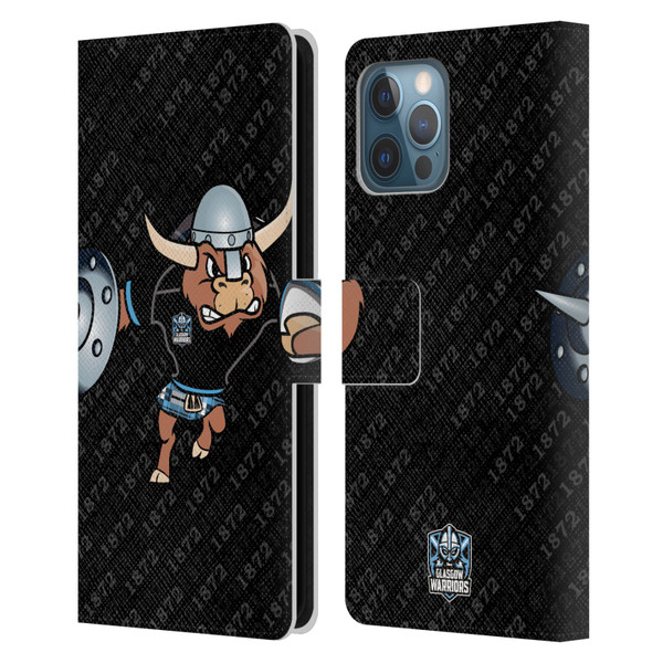 Glasgow Warriors Graphics 1872 Leather Book Wallet Case Cover For Apple iPhone 12 Pro Max