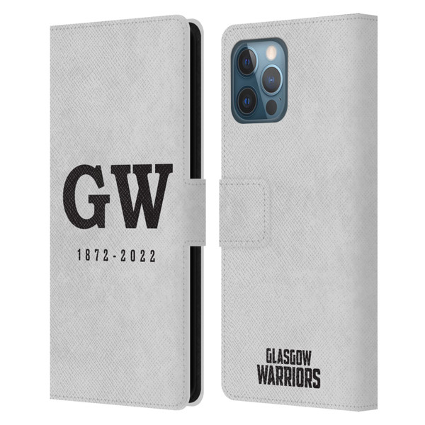 Glasgow Warriors Graphics GW 1872 Leather Book Wallet Case Cover For Apple iPhone 12 Pro Max