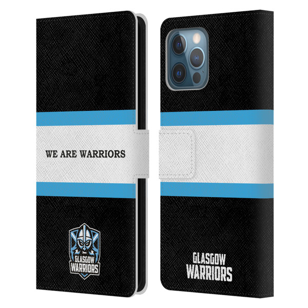 Glasgow Warriors Graphics We Are Warriors Leather Book Wallet Case Cover For Apple iPhone 12 Pro Max