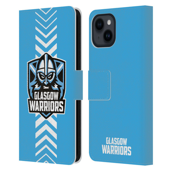 Glasgow Warriors Graphics Arrow Leather Book Wallet Case Cover For Apple iPhone 15