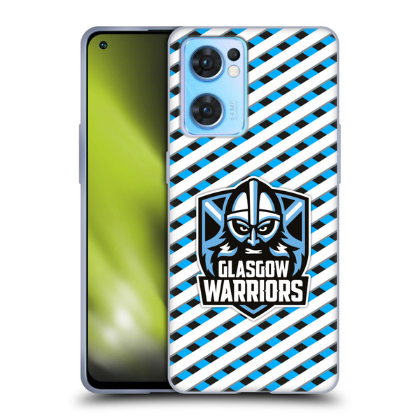 Glasgow Warriors Graphics Stripes Soft Gel Case for OPPO Reno7 5G / Find X5 Lite