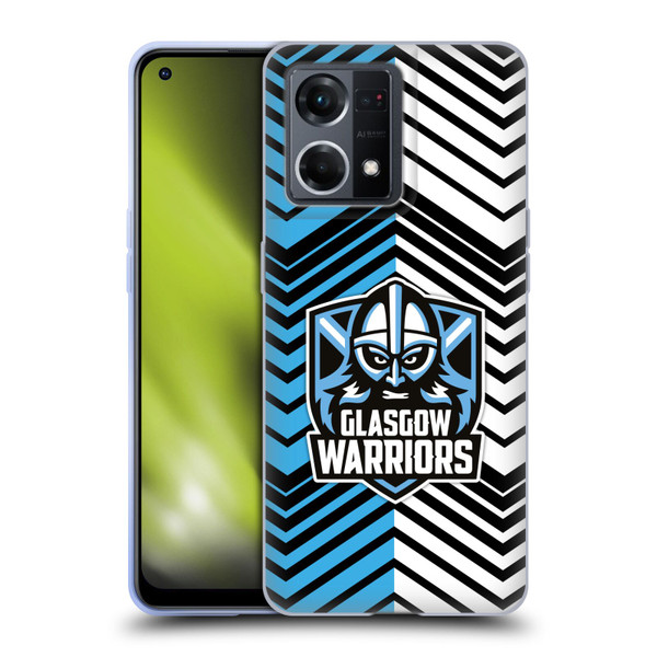 Glasgow Warriors Graphics White And Blue Soft Gel Case for OPPO Reno8 4G