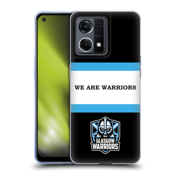 Glasgow Warriors Graphics We Are Warriors Soft Gel Case for OPPO Reno8 4G