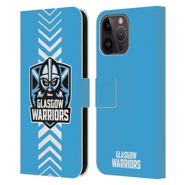 Glasgow Warriors Graphics Arrow Leather Book Wallet Case Cover For Apple iPhone 15 Pro Max